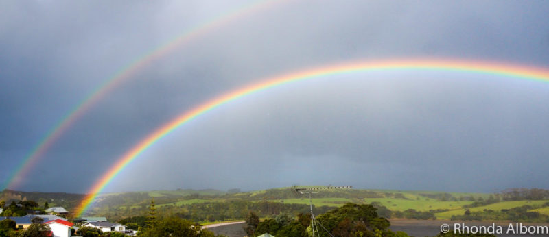 40 Rainy Day Indoor Activities in Auckland New Zealand 32 Looking for the rainbow (this one over Shakespear Park) is one of our favorite lazy rainy day activities in Auckland