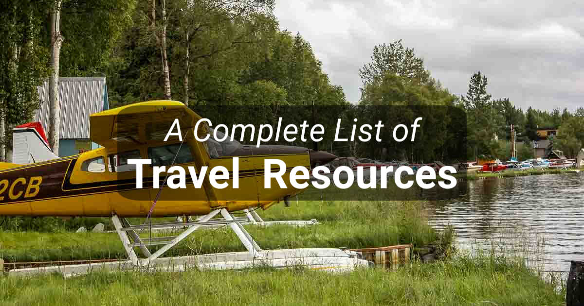A complete list of travel planning resources
