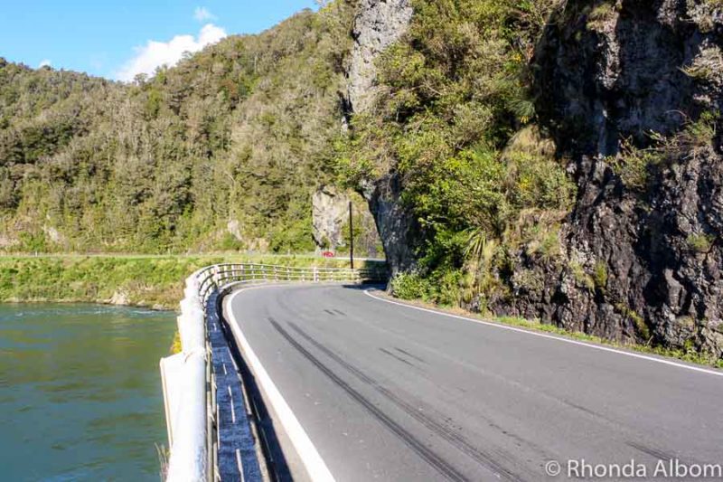 Driving on the South Island of New Zealand