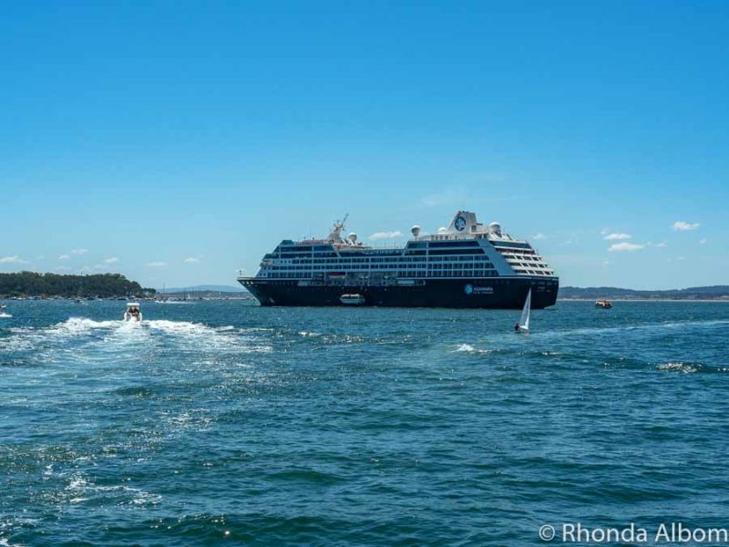 Things to Do in Punta del Este Uruguay Cruise Port 25 Azamara Pursuit off the coast of Punta del Este, Uruguay.