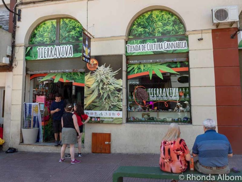 Cannabis shop in Montevideo Uruguay