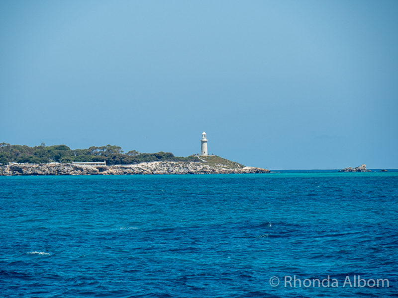 What to Do on Rottnest Island Besides Adorable Quokka Selfies 9 View of Rottnest Island from the Quokka 1, a ferry by Sealink