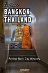 Monk seen at Golden Mountain in Bangkok Thailand