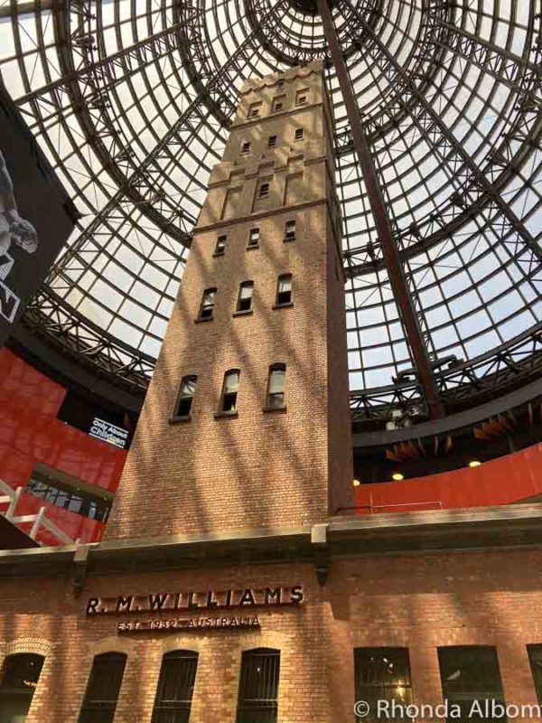 Fun Things to Do in Melbourne for Couples 13 The tall Coop's Shot Tower is under a dome inside the Central train station in Melbourne