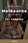 Rhonda and Jeff having a drink at Di Stasio Citta in Melbourne Australia