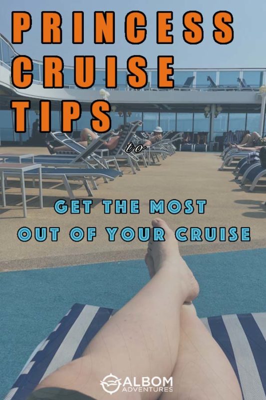 25 Princess Cruise Tips and Tricks You Should Know 23 A view out while lounging on the pool deck of a Princess cruise ship.