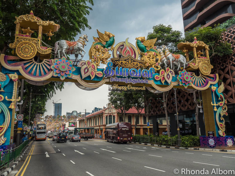 Decorations for Deepavali highlight some of the activities in Singapore for the festival in Little India