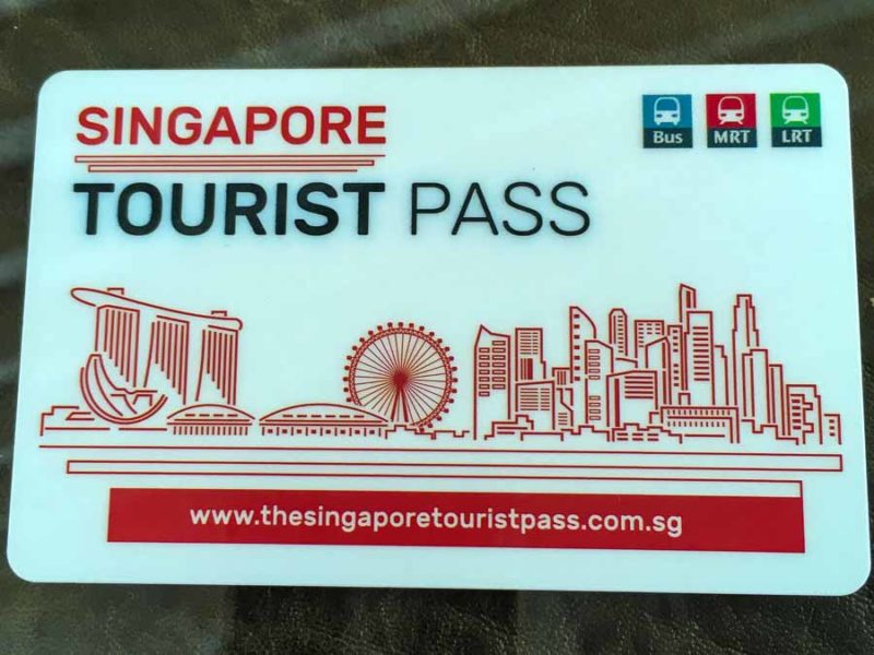 Our Singapore MRT Tourist pass which saved us money on transportation duiring our Singapore vacations