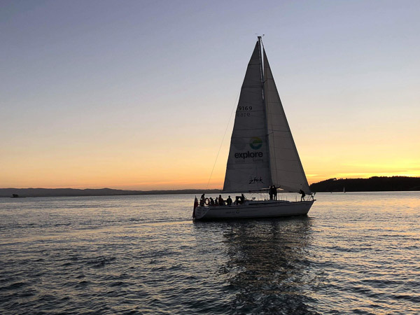 Dinner sailing cruise in Auckland. Photo courtesy of Explore Group