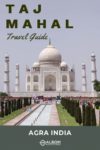 A view of the Taj Mahal in Agra India