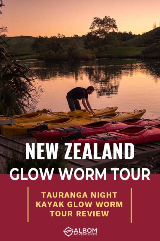 Tauranga Glow Worm Tour Review: Night Kayaking in NZ 12 Setting up the kayaks for a Waimarino glow worm tour