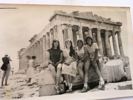 Parthenon on the Acropolis in Athens Greece in 1982