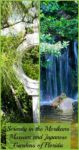 Different serene scenes from the Morikami Museum and Japanese Gardens in Delray Beach Florida