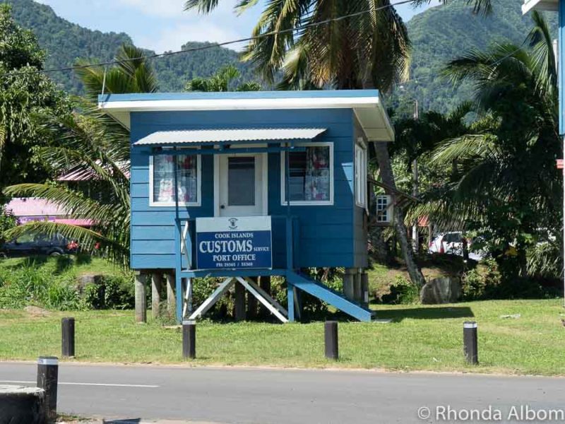 Rarotonga Travel Guide: What You Need to Know Before You Visit 6 Tiny, one room building that is the port customs office on this Travel guide to Rarotonga Cook Islands