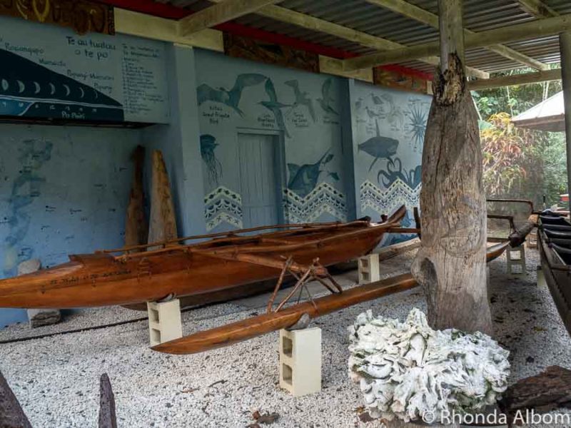 26 Things to Do in Rarotonga: White Sand Beaches, Culture, or Adventure 19 Vakas outside the Cook Islands Museum and Library