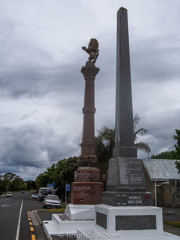 Waipu Caves, Glow Worms and Other Things to Do in Waipu New Zealand 14 War Memorial monuments in New Zealand