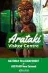 A Maori carving of Himiona Heketarere at the Arataki Visitor Centre in Auckland New Zealand