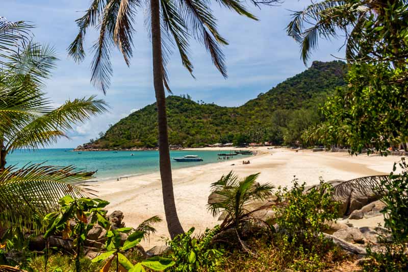 Koh Phangan Island Bottle Beach in Thailand