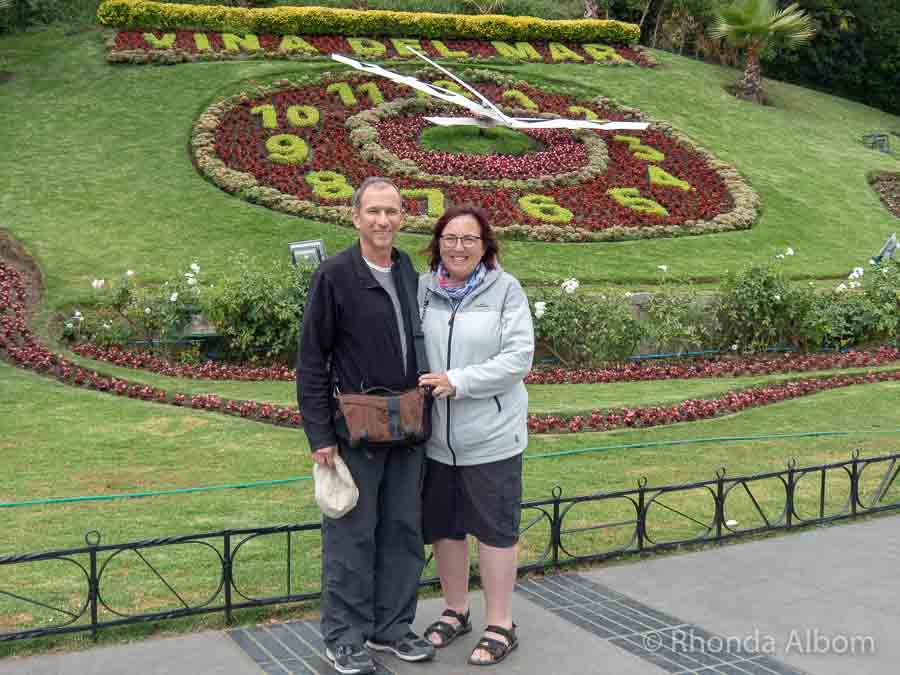 Flower Clock in Vina del Mar Chile