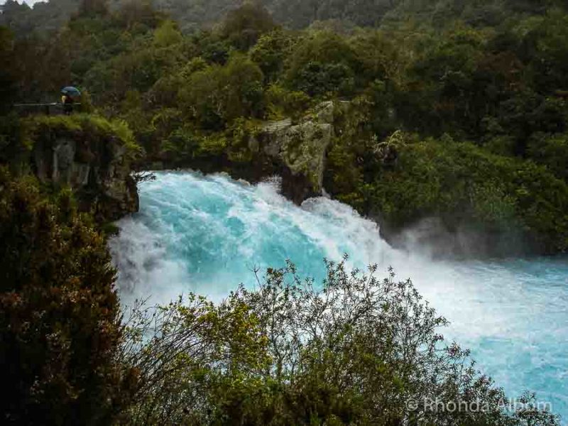 Huka Falls is an NZ North Island must-see in Taupo