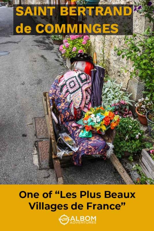 Saint Bertrand de Comminges: Charming French Village 14 View of a cart on a street in St Bertrand de Comminges in France
