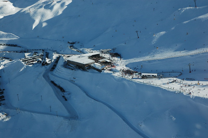 Coronet Peak, one of the Queenstown ski areas.