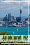 View of the Auckland NZ skyline from Devonport
