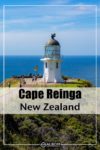 The iconic lighthouse at Cape Reinga, the top of the North Island in New Zealand