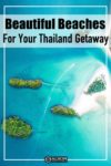Aerial view of a beach in Thailand