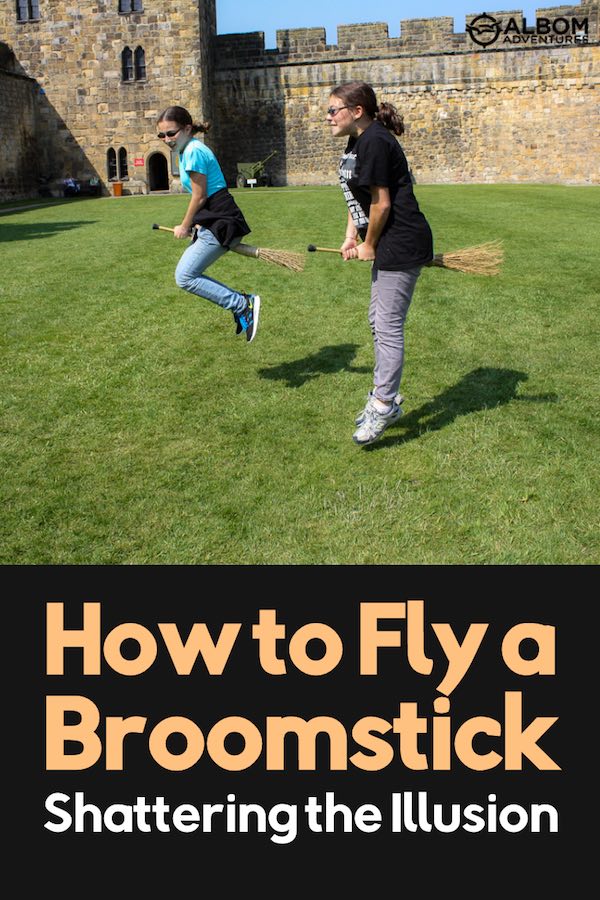 Shattering the Illusion of Broomstick Flying at Alnwick Castle, England