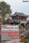 Village view of Huanglongxi Ancient Town near Chengdu China