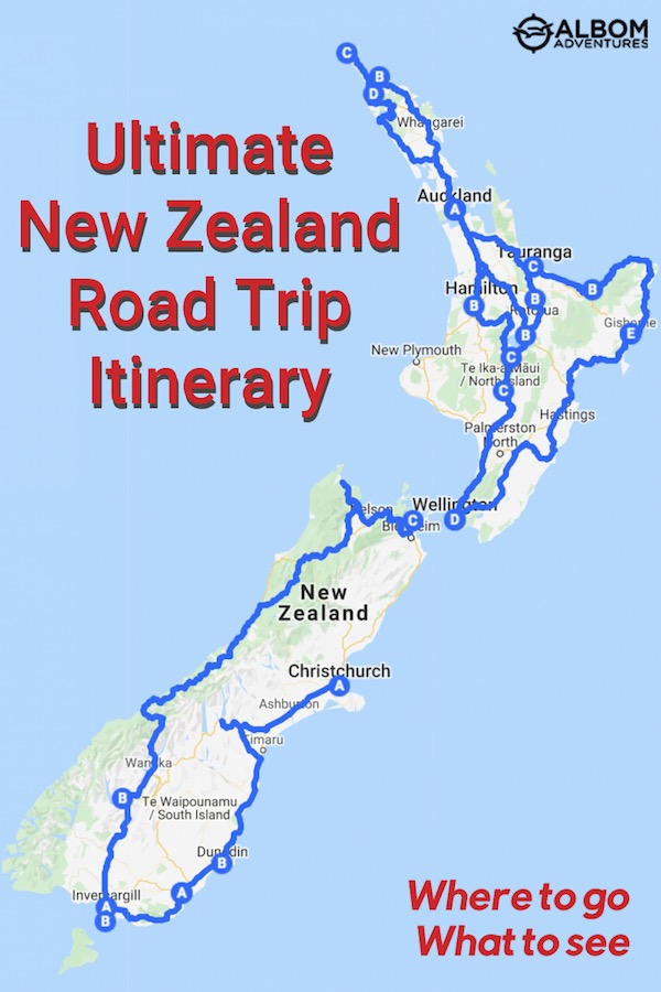 road trip from north island to south island new zealand