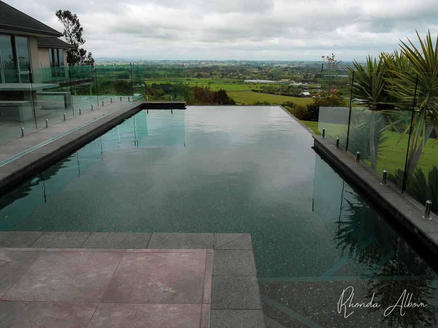 Luxury and Boutique Hotels in Auckland: Relax and Be Pampered 11 Infinity Pool at at Quail Lodge Drury, one of the luxury boutique hotels in Auckland