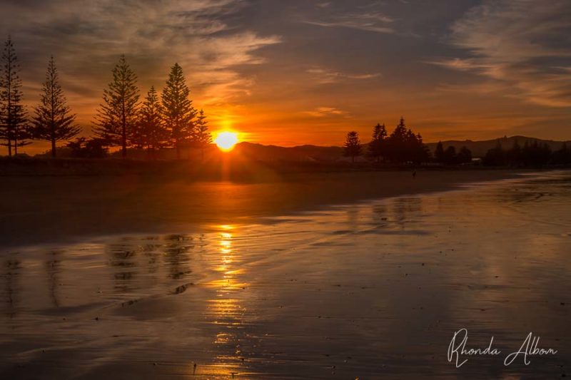 Sunrise in Gisborne New Zealand