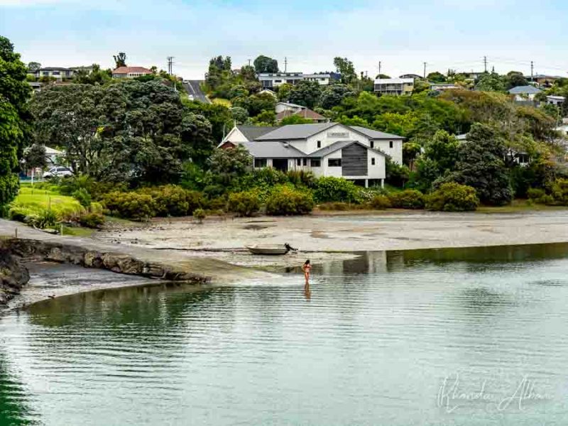 17 Things to Do in Raglan: Unleash Your Adventurous Spirit 15 Swimming in the estuary is one of the many things to do in Raglan New Zealand