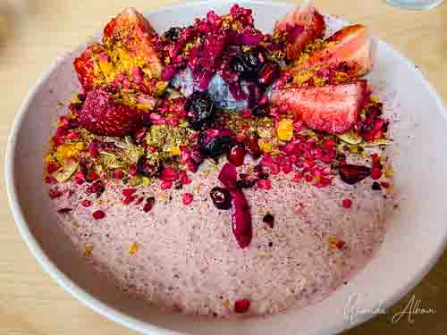 17 Things to Do in Raglan: Unleash Your Adventurous Spirit 21 Chia pudding for breakfast at the Shack, Raglan NZ