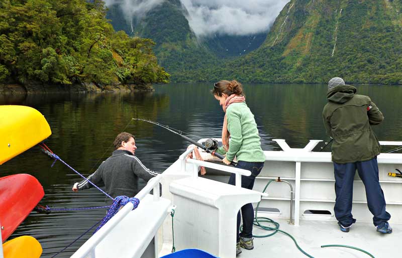 Fishing in New Zealand's Fiordlands