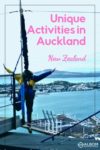 Jumping off the sky tower in Auckland New Zealand