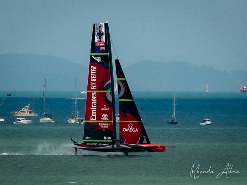 Team New Zealand in race 6 of the America's Cup World Series, Dec 2020
