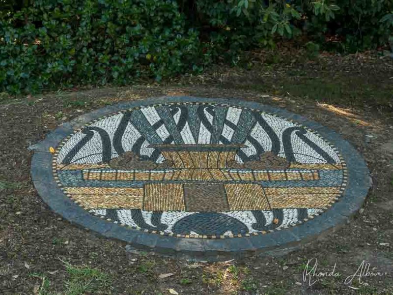 He Turanga Hou, a pebble mosaic in Mission Bay Auckland New Zealand