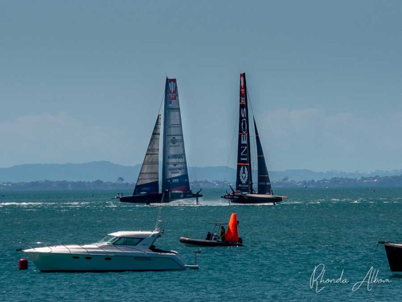 First race of the Prada Cup series 2021 UK vs USA. 