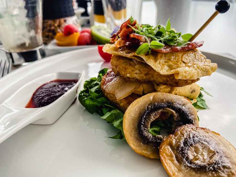 breakfast at Water's Edge B&B in Whitianga