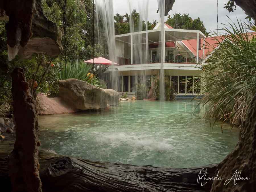 Waterfall at The Lost Spring in Whitianga on the Coromandel in New Zealand