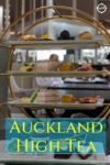 A cake plate at a high tea in Auckland
