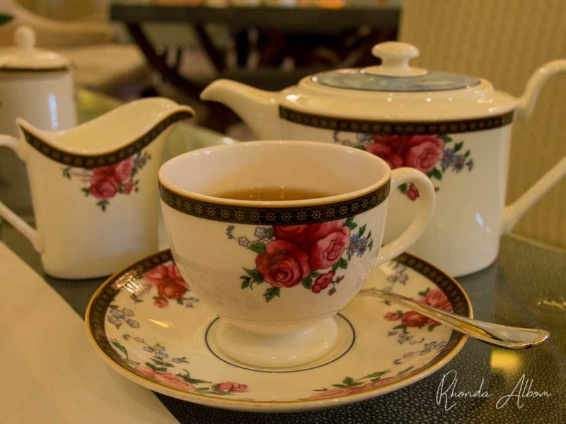 High Tea in Auckland at Cordis: A Luxurious Treat 13 Wedgewood china at an afternoon tea at the former Langham Hotel in Auckland