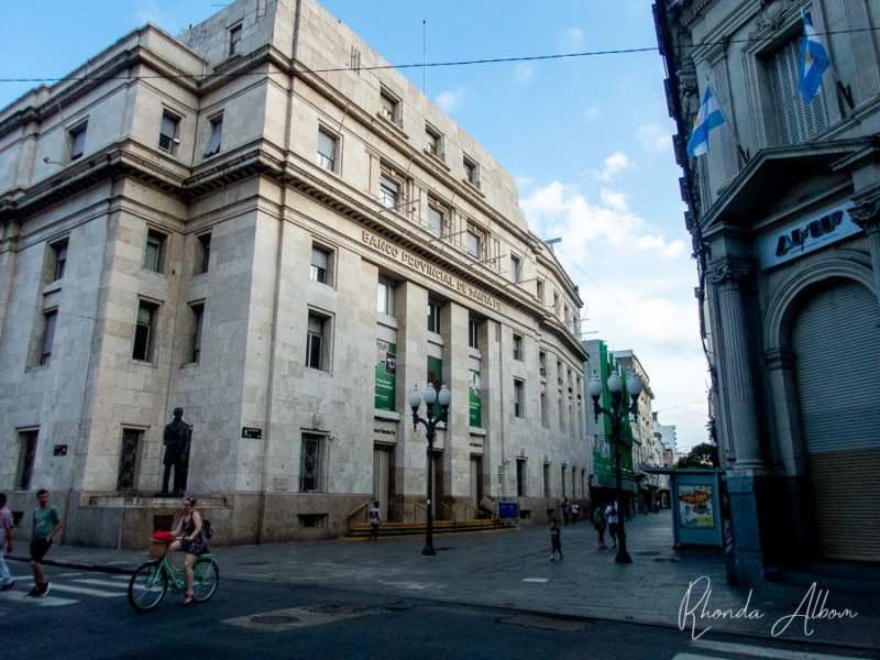 Provincial bank buidling in Rosario Argentina