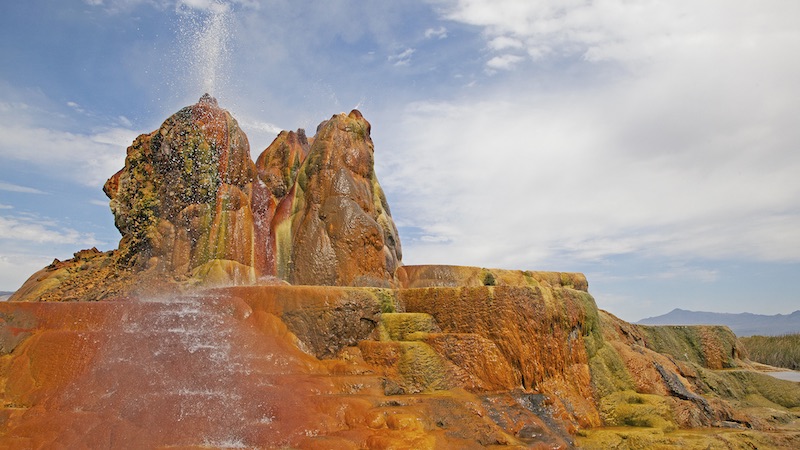 7 Things to Do in Nevada: Weird Options You'll Have to See to Believe 7 Fly Geyser, one of the fun things to do in Nevada