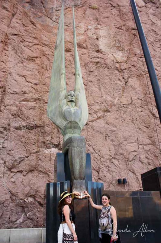 12 Fascinating Things to Do at Hoover Dam and Nearby 7 Winged Figures of the Republic, a bronze statue outside the visitors center of Hoover Dam