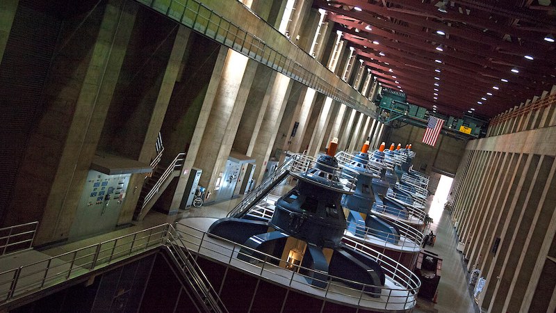 12 Fascinating Things to Do at Hoover Dam and Nearby 6 Hoover Dam generators seen on the tour