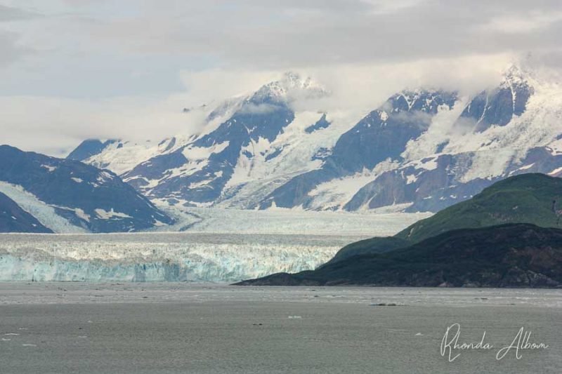 On approach to Hubbard Glacier in Alaska